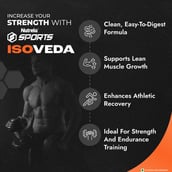 2 - Nutrela Sports Patanjali Isoveda Whey Protein Isolate, 2.2 lb French Vanilla