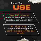 7 - Nutrela Sports Patanjali Mass Gainer,  2.2 lb  French Vanilla 