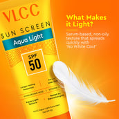 3 - VLCC Aqua Light Sunscreen Gel,  30 g  SPF 50 PA++++ Lightweight 