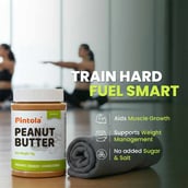 5 - Pintola Organic Peanut Butter,  0.350 kg  Crunchy 