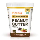 1 - Pintola High Protein Peanut Butter,  0.510 kg  Dark Chocolate Creamy 