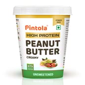 1 - Pintola High Protein Peanut Butter, 0.510 kg Unsweetened Creamy