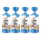 1 - Pintola Wholegrain Brown Rice Cakes,  Lightly Salted (Pack of 4)  130 g 