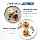 6 - Pintola Wholegrain Brown Rice Cakes,  Lightly Salted (Pack of 4)  130 g 