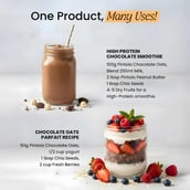 6 - Pintola High Protein Oats, 400 g Dark Chocolate