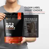 1 - AS-IT-IS Nutrition BCAA,  0.22 lb  25 Servings  Unflavoured 