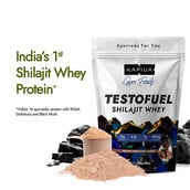 3 - Kapiva Him Foods Testofuel Shilajit Whey Protein, 2 lb Belgian Chocolate