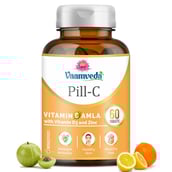 Vaamveda Vegetarian Vitamin C, 60 tablet(s) Immunity Booster Supplements with Zinc D3 for Skin Hair