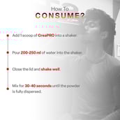 6 - MuscleBlaze CreaPRO Creatine with Creapure® Powder from Germany,  Unflavoured  0.55 lb