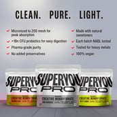 8 - Superyou Pro Micronised Creatine Monohydrate, Unflavoured 0.22 lb