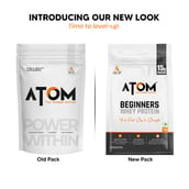 2 - AS-IT-IS Nutrition ATOM Beginners Whey Protein,  2.2 lb  Caramelized Banana