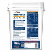 4 - AS-IT-IS Nutrition ATOM Whey Protein with Enzymes, 8.8 lb Kesar Kulfi