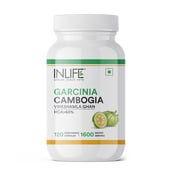 2 - INLIFE Garcinia Cambogia (60% HCA) 1600 mg, 120 capsules