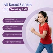 4 - Gritzo Iron Gummies with Folic Acid and Vitamin C for 7-9 Years Girls, 30 gummies Mixed Berry