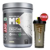 MuscleBlaze Creatine Monohydrate CreAMP,  Unflavoured  0.55 lb 