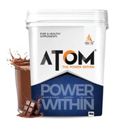 1 - AS-IT-IS Nutrition ATOM PWR Whey Protein, 8.8 lb Double Rich Chocolate