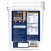 2 - AS-IT-IS Nutrition ATOM PWR Whey Protein, 8.8 lb Double Rich Chocolate