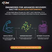 7 - AS-IT-IS Nutrition ATOM PWR Whey Protein, 8.8 lb Double Rich Chocolate