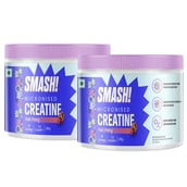 Smash Micronised Creatine Monohydrate, Fruit Frenzy 120g ( Pack of 2)