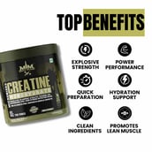 6 - Muscle Military Micronised Creatine Monohydrate,  Unflavoured  0.22 lb 