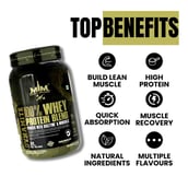 6 - Muscle Military Dynamite 100% Whey Protein Blend,  2.2 lb  Irish Chocolate 