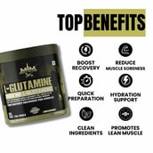 6 - Muscle Military L-Glutamine 5000 mg,  0.55 lb  Unflavoured 