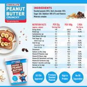 8 - Myfitness by brnd.me Chocolate Peanut Butter Junior,  510 g  Crunchy 