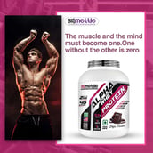 8 - Getmymettle Alpha Whey Protein,  4.4 lb  Belgium Chocolate 