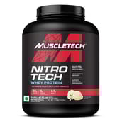 1 - MuscleTech NitroTech Whey Protein,  3.8 lb  Vanilla Cream 