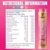 3 - Potencia Electrolyte Effervescent,  15 tablet(s)  Rose Lemonade (Pack of 6) 