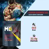 8 - MuscleBlaze Super Gainer XXL,  4.4 lb  Cookies & Cream 