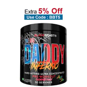 BLACK BEAST The Big Daddy Inferno Pre-Workout,  0.66 lb  Psychopath Punch 