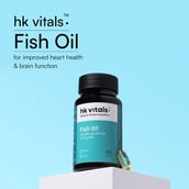 3 - HealthKart HK Vitals Fish Oil 1000mg with 180mg EPA and 120mg DHA,  60 capsules