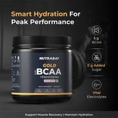3 - Nutrabay Gold 2:1:1 BCAA + Electrolytes, 0.55 lb 31 Servings Guava Punch