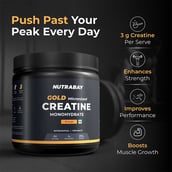 3 - Nutrabay Gold Micronised Creatine Monohydrate,  Orange  0.55 lb 