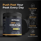 3 - Nutrabay Gold Micronised Creatine Monohydrate,  Pineapple Ice Tea  0.26 lb 