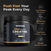 3 - Nutrabay Gold Micronised Creatine Monohydrate,  Lemon  0.55 lb 