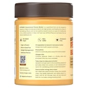 6 - Nutrabay Foods All-Natural Peanut Butter, 400 g Unsweetened, Crunchy