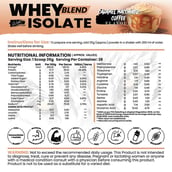 3 - White Wolf Whey Blend,  2.2 lb  Caramel Macchiato Coffee 