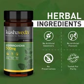 3 - Koshaveda Ayurveda for Performance - Ashwagandha 500mg,  30 tablet(s)