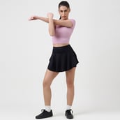 4 - ZVERSE PowerPlay Skort,  Black Riot  Medium