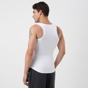 3 - ZVERSE Aero Ribbed Vest,  Medium  White Storm