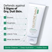 6 - Glutone Hydra Face Wash,  100 ml  for Glow and Hydration (Pack of 3) 