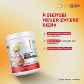 4 - MuscleBlaze Creatine Monohydrate CreAMP,  Tangy Orange - Special Naruto Edition  0.71 lb