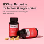 3 - HealthKart HK Vitals Liposomal Berberine,  60 capsules