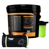 2 - BeastLife Anabolic Mass Gainer, 11 lb Belgian Chocolate, Neon Shaker & Gym Bag
