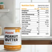 3 - Pintola Classic Peanut Butter, 1 kg Crunchy