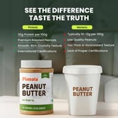 5 - Pintola All Natural Peanut Butter, 1 kg Extra Crunchy