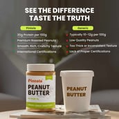 5 - Pintola Organic Peanut Butter, 0.350 kg Crunchy