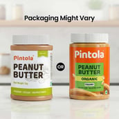 2 - Pintola Organic Peanut Butter, 1 kg Creamy